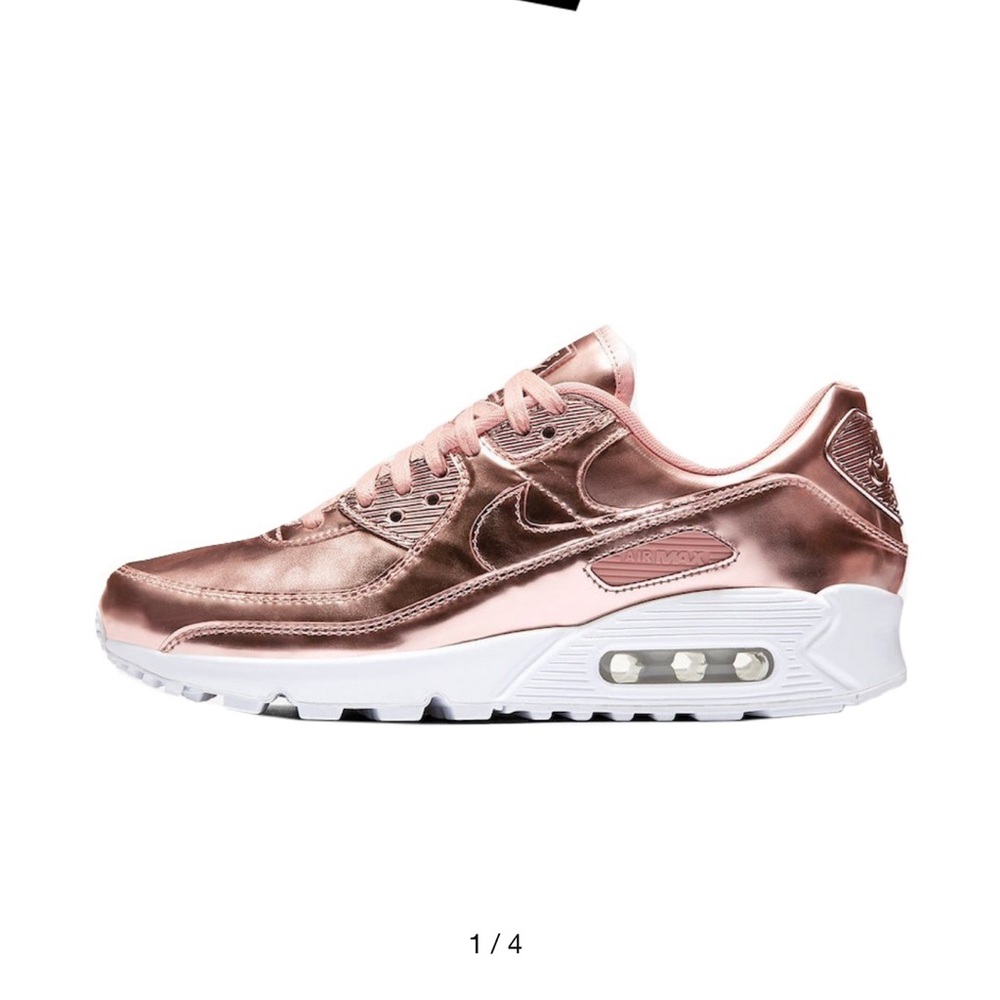 Nike Air Max 90 Metallic Rose Gold EUC